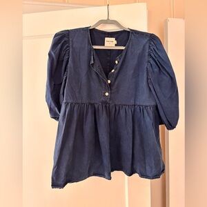 Rudy Jude indigo day blouse